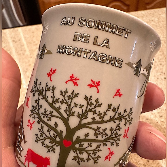 Mugs “Au sommet de la montagne rouge” Dimatasse 2 Mini Mugs by Fox Trot - Picture 2 of 13